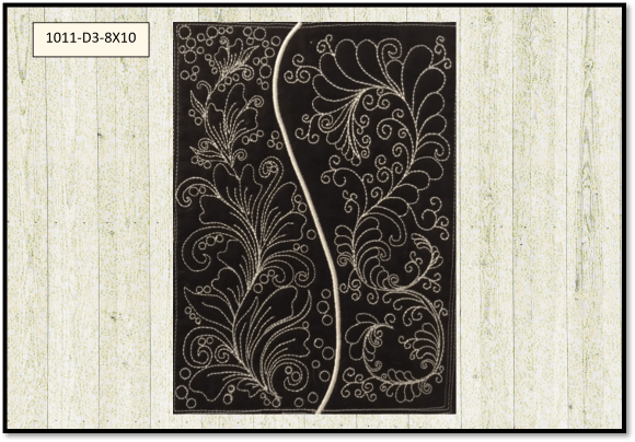 A Feather Medley-Quilt Block D3: A Versatile Seasonal Embroidery Design
