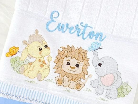 Baby Animals Embroidery Design Review for Small Business Merch