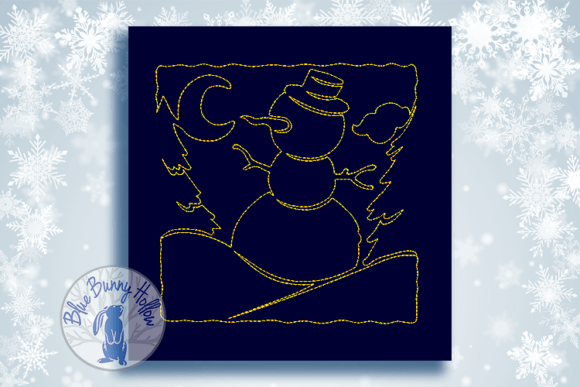 Christmas Quilt Block-Snowman Review