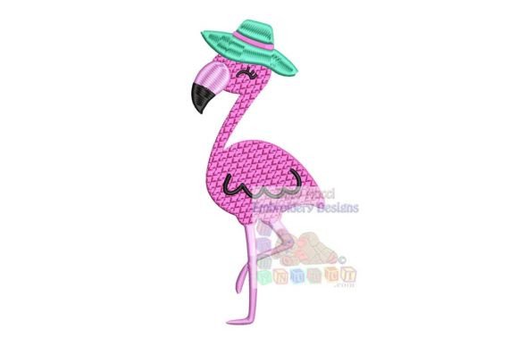 Flamingo with Hat: A Vibrant Seasonal Embroidery Design Review