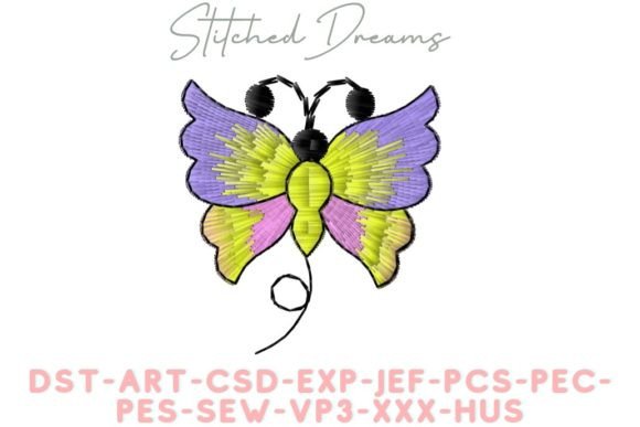 Naughty Butterfly: A Delightful Embroidery Design for Handmade Gifts