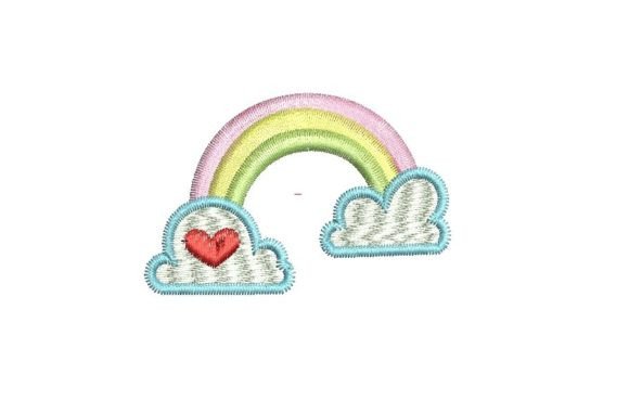 Rainbow of Love: A Heartfelt Embroidery Design for Meaningful Gifts