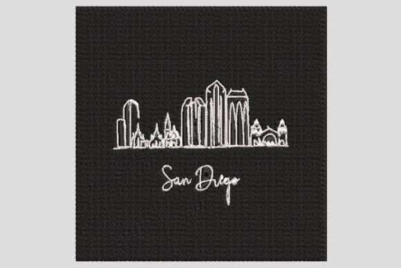 San Diego Silhouette Embroidery Design Review